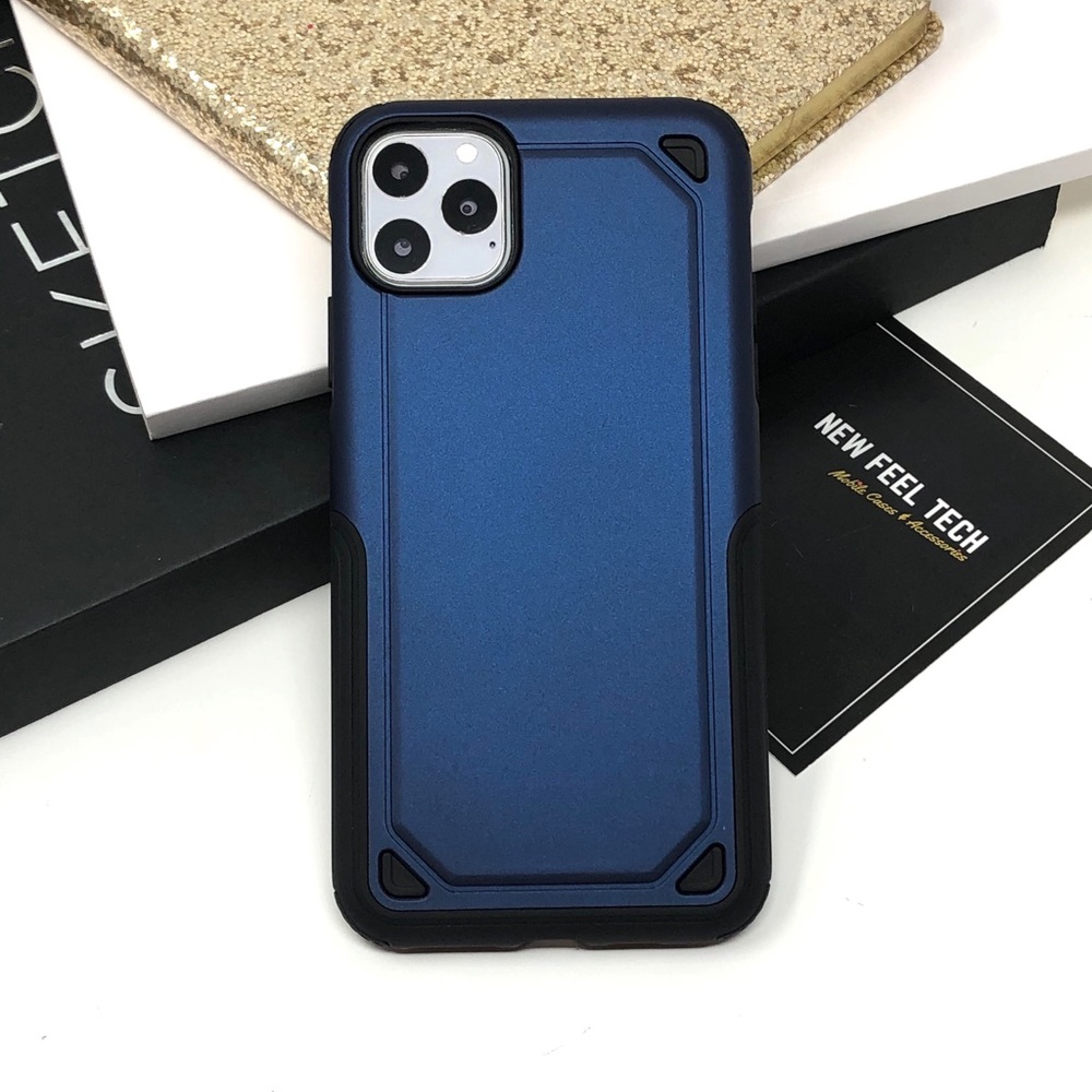 iPhone Navy Hybrid Armor Case